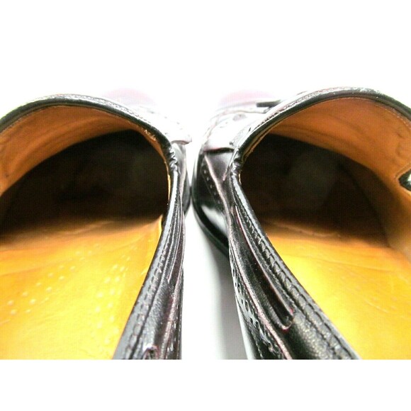 Johnston & Murphy Aristocraft  Burgundy Kilted Tassel Loafers Mens Size US 10 D - Picture 8 of 12